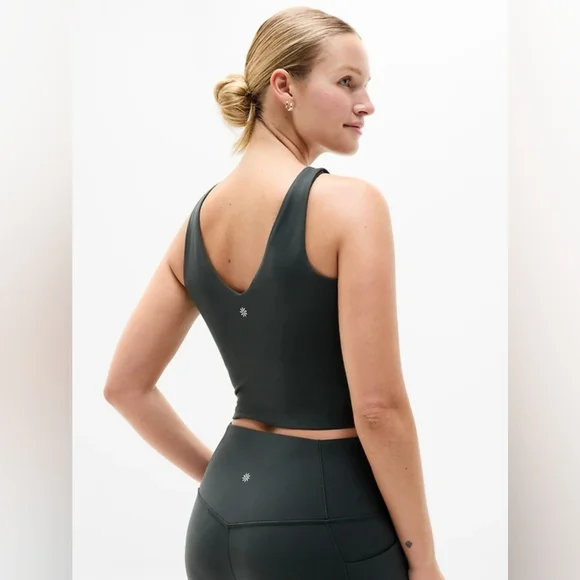 Athleta Transcend V Neck Crop Bra - Picture 2 of 3